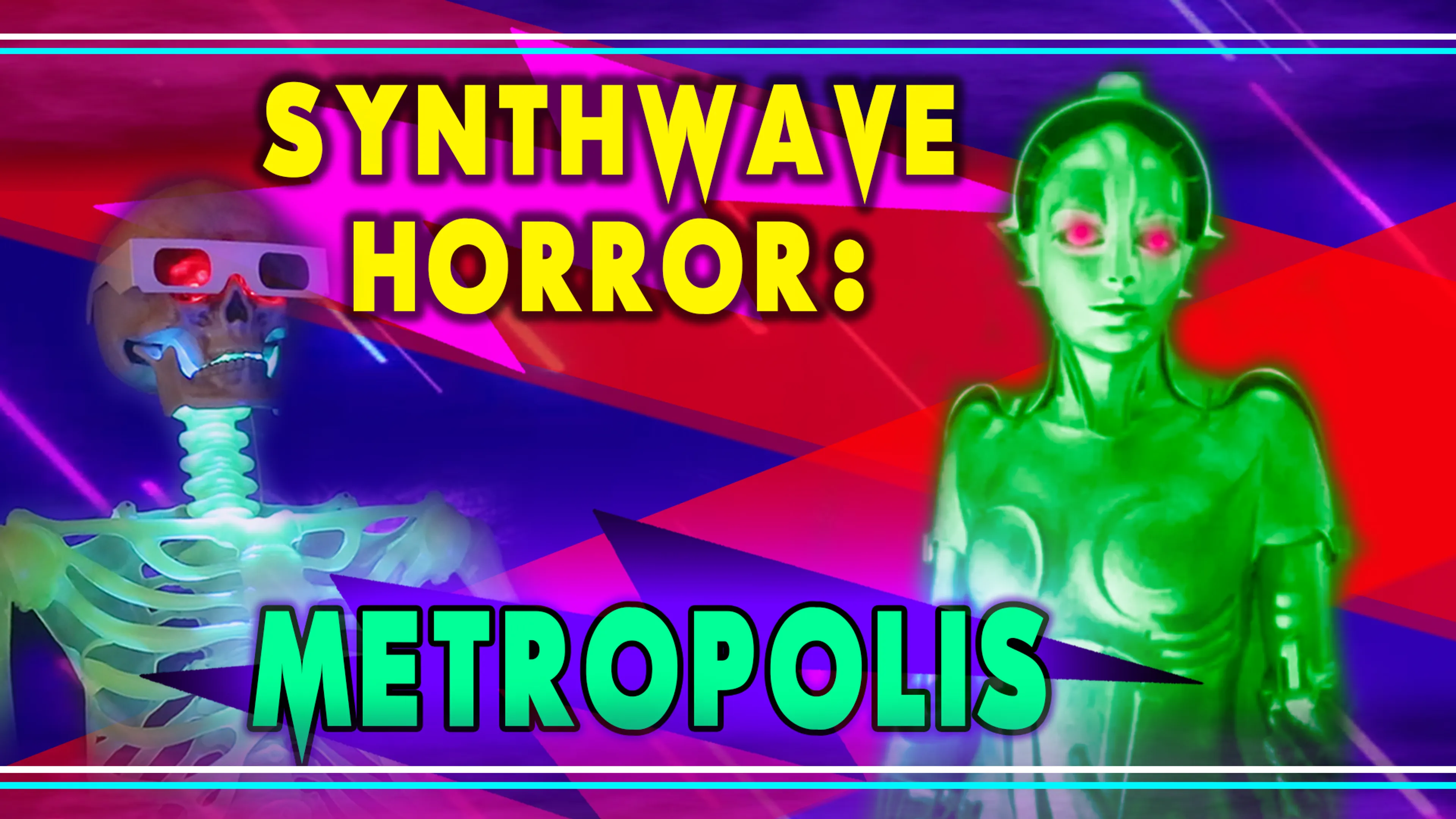 Synthwave Horror: Metropolis poster
